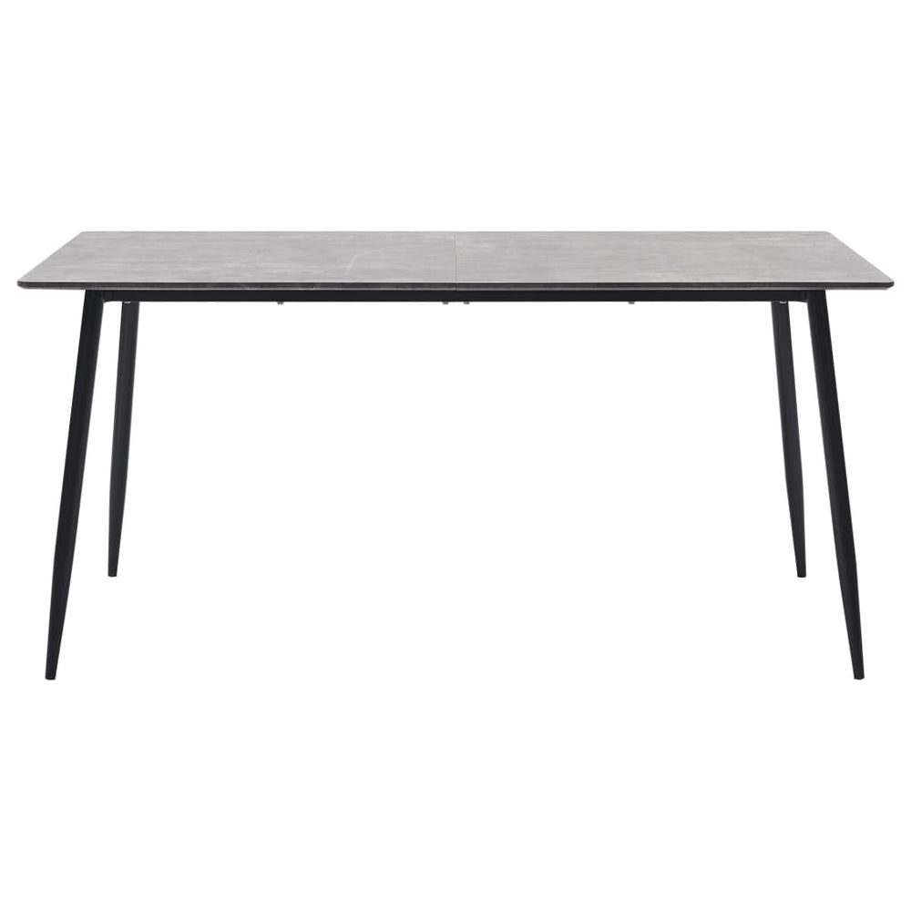 Esstisch Grau 160×80×75 cm MDF