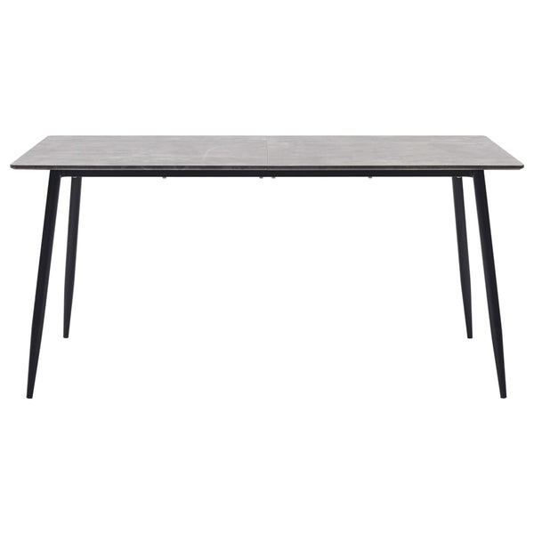 Esstisch Grau 160×80×75 cm MDF