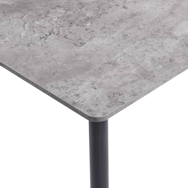 Esstisch Grau 160×80×75 cm MDF