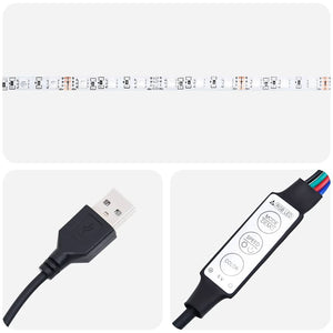 Bett mit Bettkasten Hydraulisch LED Dunkelgrau Stoff 90x200 cm
