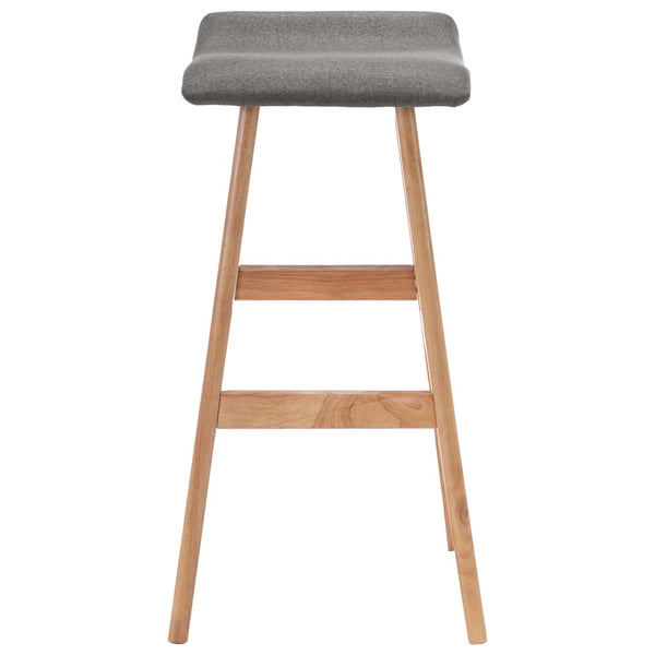 Barhocker Dunkelgrau Stoff