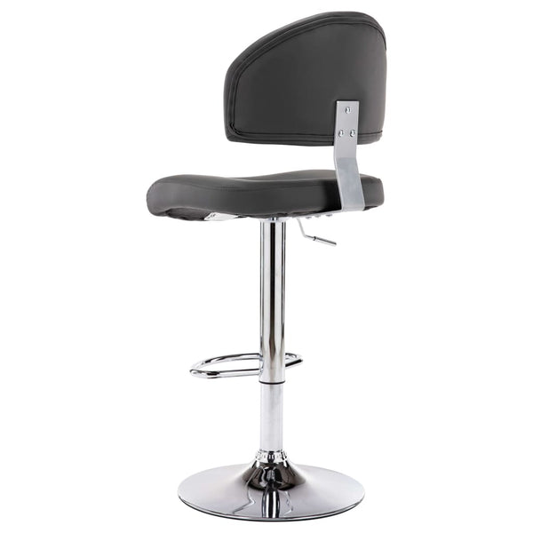 Barhocker Grau Kunstleder