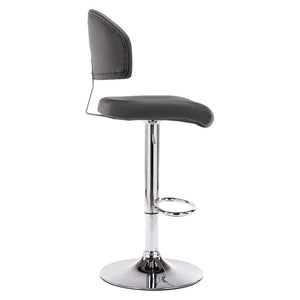 Barhocker Grau Kunstleder