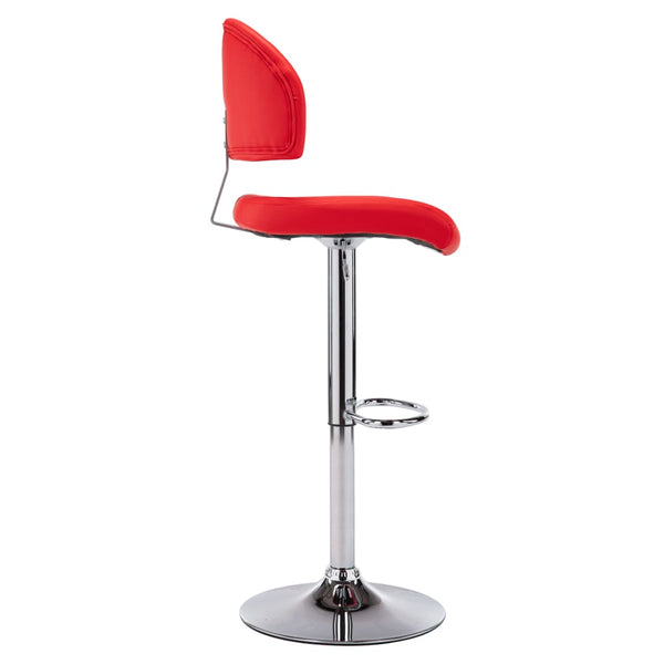 Barhocker Rot Kunstleder