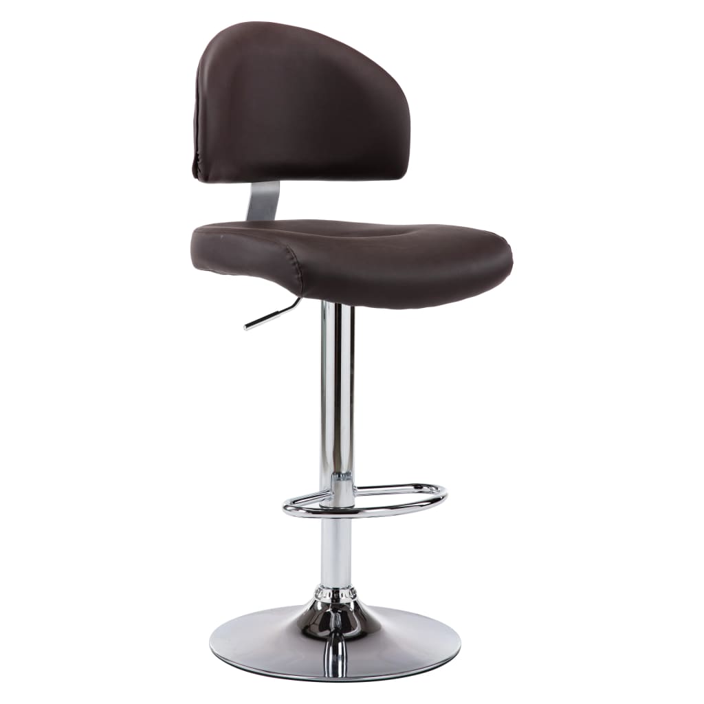 Barhocker Braun Kunstleder