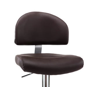 Barhocker Braun Kunstleder