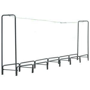 Brennholzregal Anthrazit 360×35×120 cm Stahl