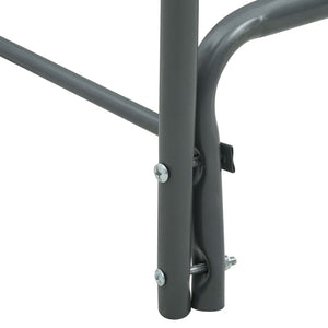 Brennholzregal Anthrazit 360×35×120 cm Stahl