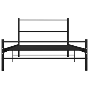 Bettgestell Schwarz Metall 90×200 cm