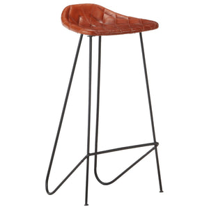 5-tlg. Bar-Set Massivholz und Echtleder