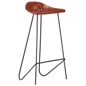 7-tlg. Bar-Set Massivholz und Echtleder