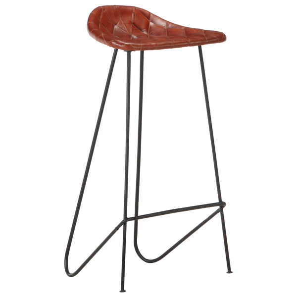 7-tlg. Bar-Set Massivholz und Echtleder