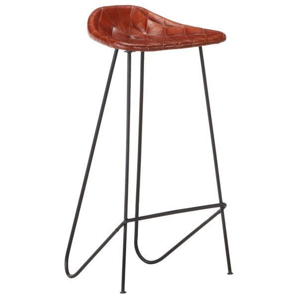 7-tlg. Bar-Set Akazie Massivholz und Echtleder