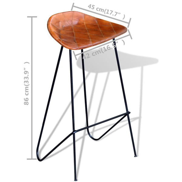 7-tlg. Bar-Set Altholz Massiv und Echtleder