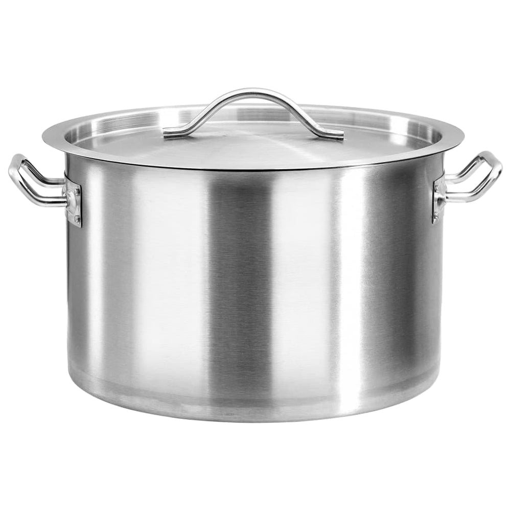vidaXL Stockpot 24 L 36x24 cm Stainless Steel