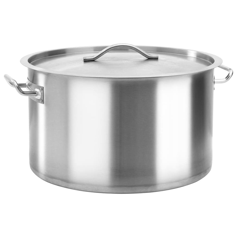 vidaXL Stockpot 58 L 50x30 cm Stainless Steel