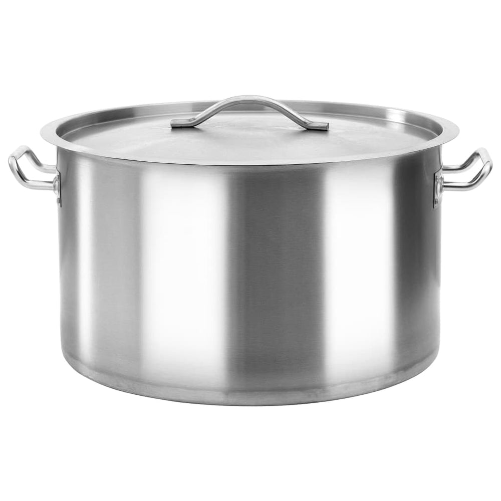 vidaXL Stockpot 58 L 50x30 cm Stainless Steel
