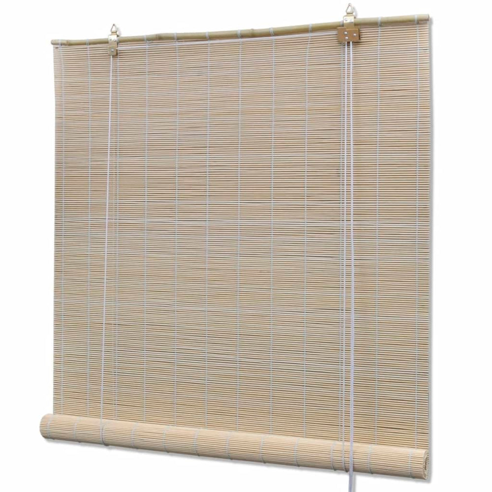 vidaXL Stores en bambou naturels 2 pcs 120x160 cm