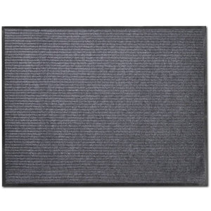 Türmatten 2 Stk. PVC Grau 90 x 60 cm