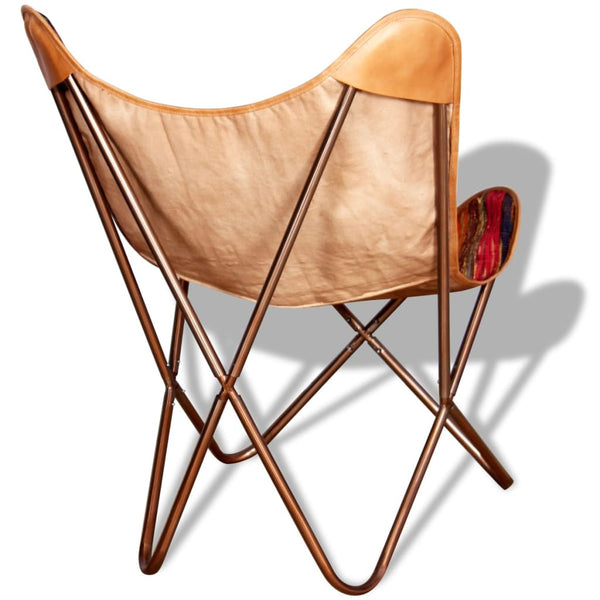 Schmetterlingsessel 2 Stk. Mehrfarbig Chindi Stoff