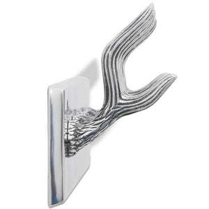 Garderobenleisten 4 Stk. Silbern Aluminium