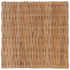 Fußhocker mit Kissen Natürliches Rattan