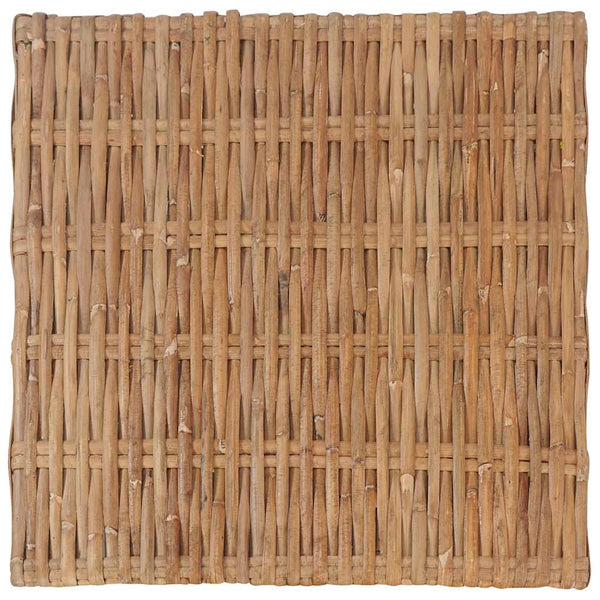 Fußhocker mit Kissen Natürliches Rattan