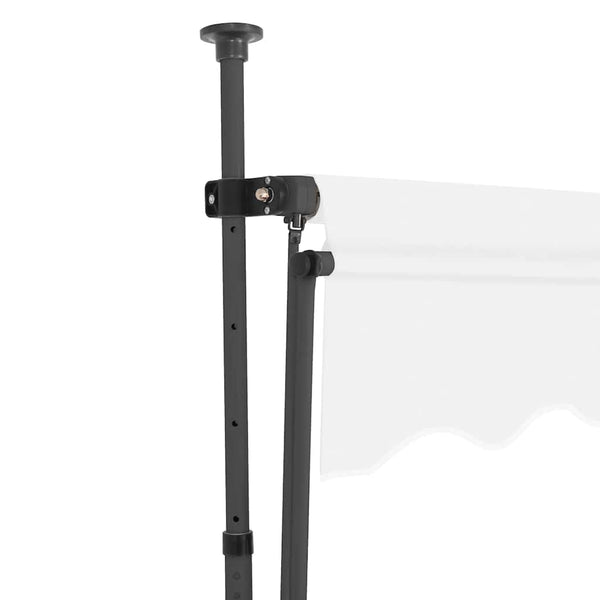 Einziehbare Markise Handbetrieben mit LED 100 cm Creme