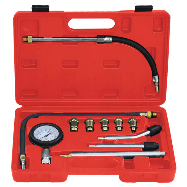 Benzinmotor Druckprüfgerät, 12-teilig