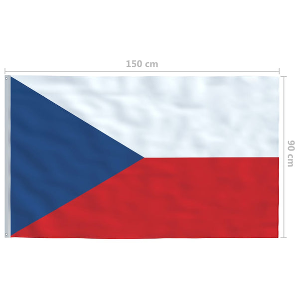 Flagge Tschechiens 90×150 cm