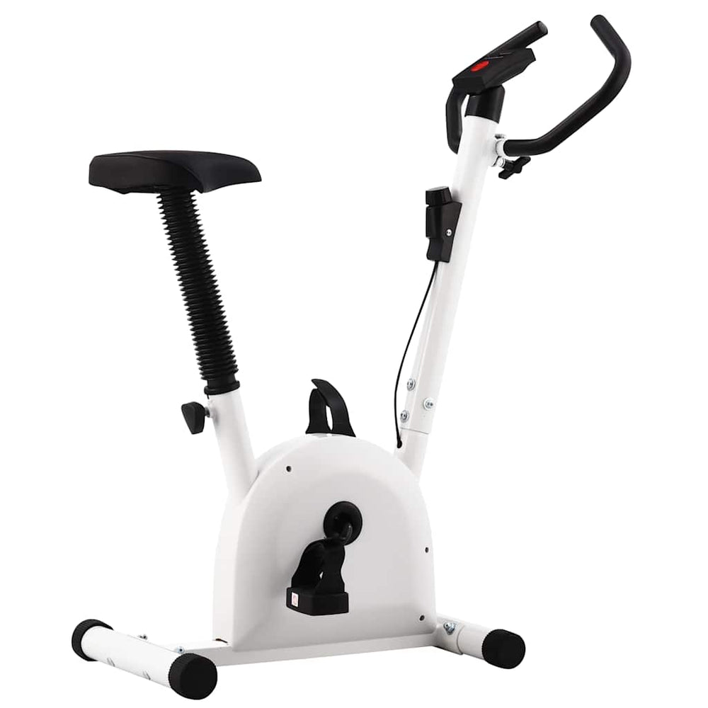 vidaXL Exercise Bike with Belt Drive White