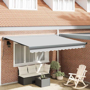 | Markisenrahmen | Anthrazit 350 x 250 cm Aluminium