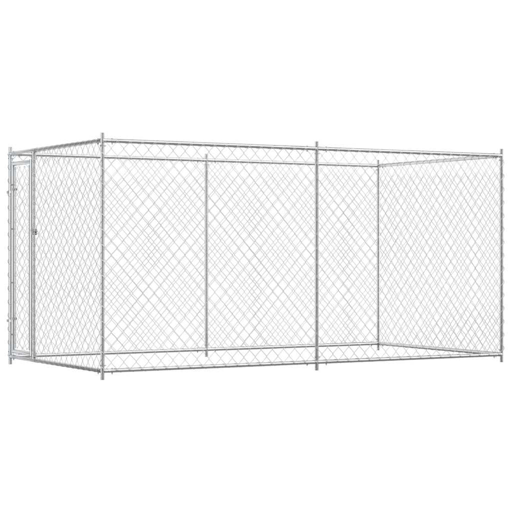 Outdoor-Hundezwinger 382x192x185 cm
