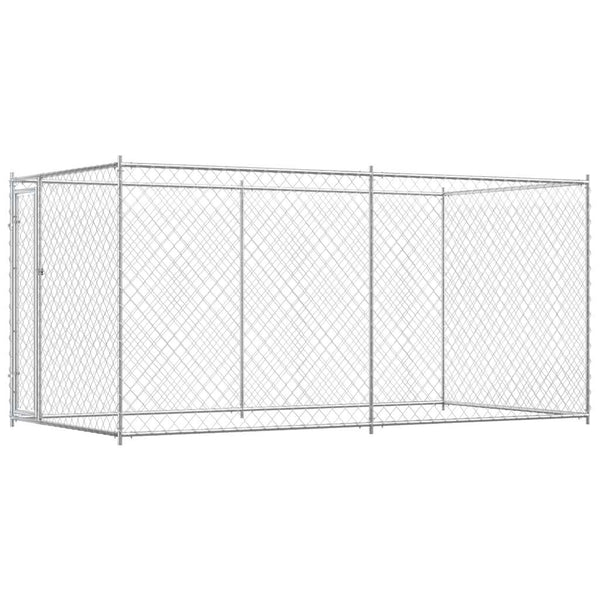 Outdoor-Hundezwinger 382x192x185 cm
