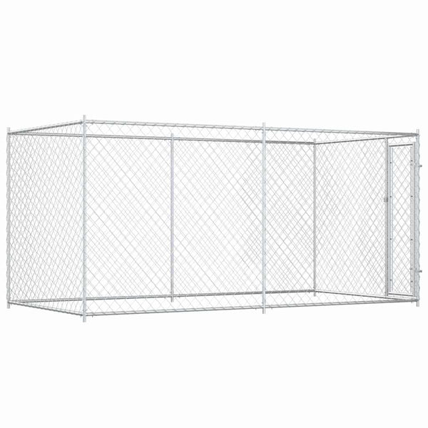 Outdoor-Hundezwinger 382x192x185 cm