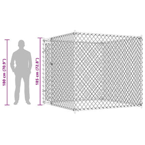 Outdoor-Hundezwinger 193x193x185 cm
