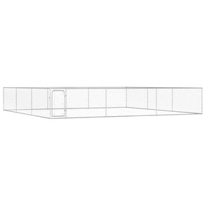 Outdoor-Hundezwinger Verzinkter Stahl 6 x 6 x 1 m