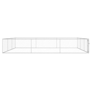 Outdoor-Hundezwinger Verzinkter Stahl 6 x 6 x 1 m