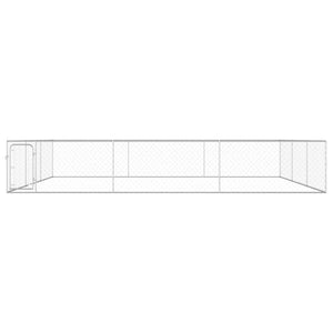 Outdoor-Hundezwinger Verzinkter Stahl 6 x 6 x 1 m