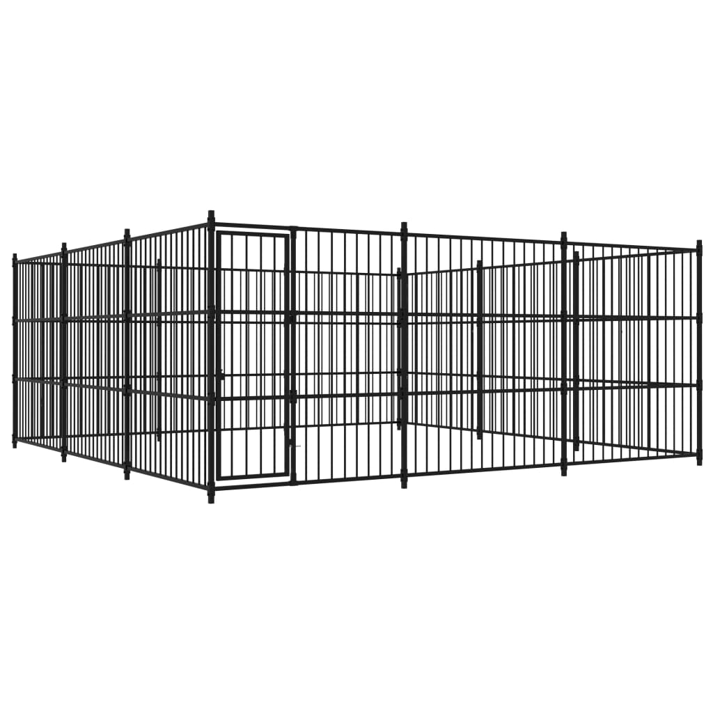 Outdoor-Hundezwinger 450×450×185 cm