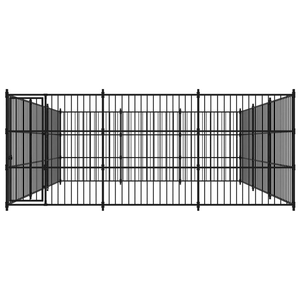Outdoor-Hundezwinger 450×450×185 cm