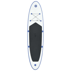 Aufblasbares Stand Up Paddle Board Blau/Weiß
