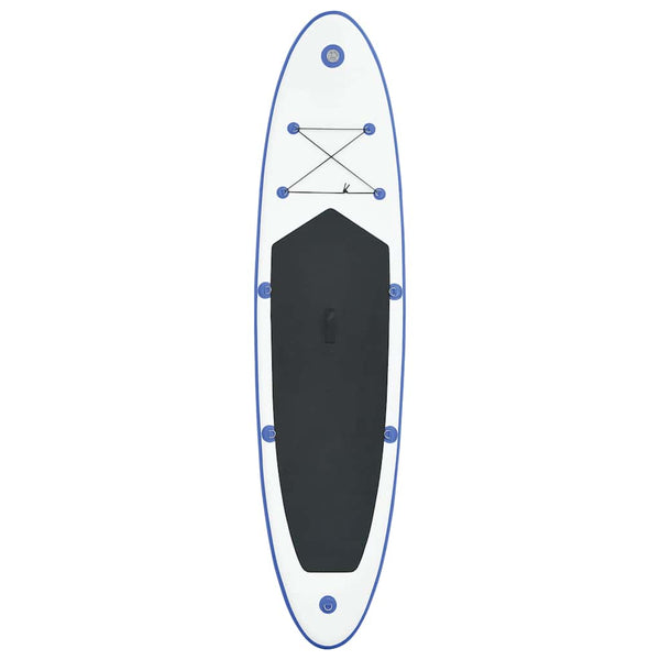 Aufblasbares Stand Up Paddle Board Blau/Weiß