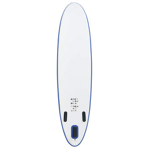 Aufblasbares Stand Up Paddle Board Blau/Weiß