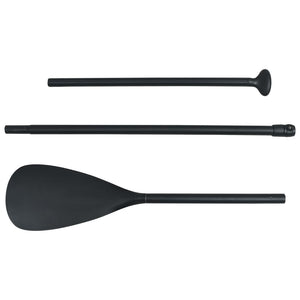 SUP Paddel 215 cm Aluminium Schwarz