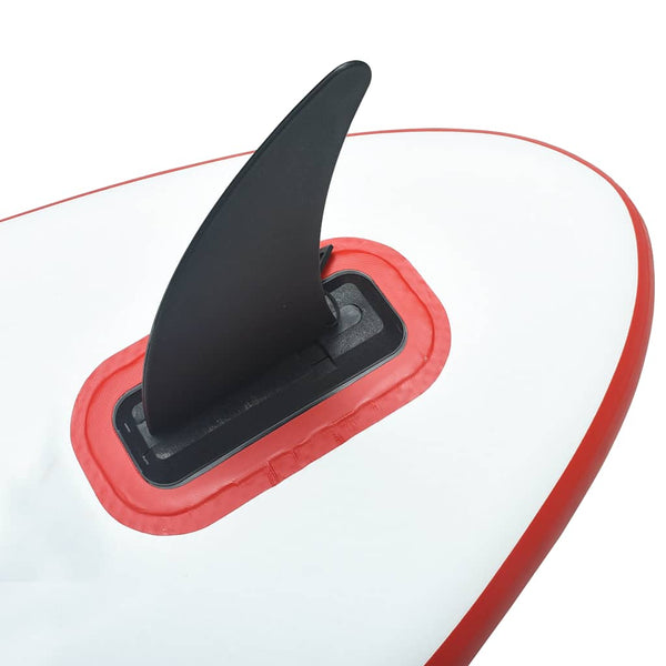 Aufblasbares SUP Paddleboard Set Rot-Weiß