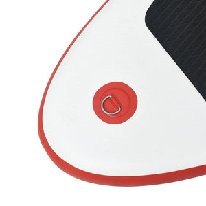 Aufblasbares SUP Paddleboard Set Rot-Weiß