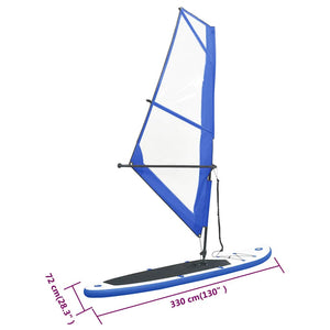 Aufblasbares SUP-Board mit Segel