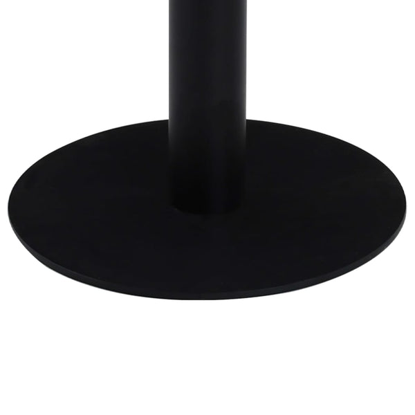 vidaXL Table de bistrot marron foncé 50 cm MDF
