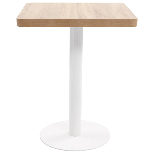 Bistrotisch Hellbraun 60x60 cm MDF